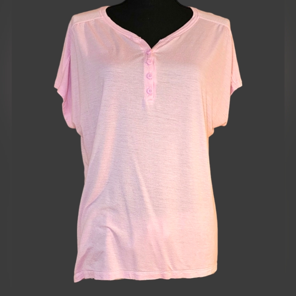 Faded Glory Lounge Tee in Pink